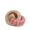 Cotton Cloud Beißring Round | wilde rose