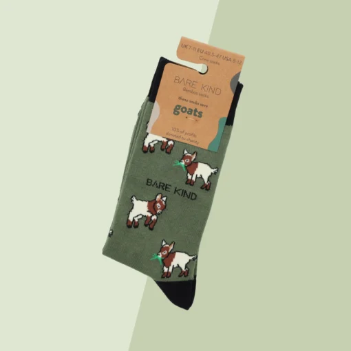 Bare Kind Bambus Socken ERW | Ziege – Bild 3