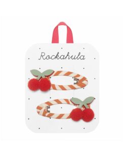 Rockahula Haarspangen | stripy cherry