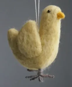 Gamcha Deko Aufhänger aus Filz | Bibi gelb