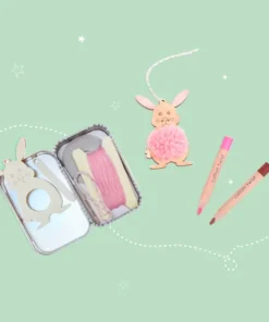 Cotton Twist Kreativ Bastelset Dose | Pompon-Hase