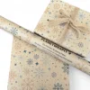 Planetwrapit Nachhaltiges Geschenkpapier Rolle 5mx50cm | Christmas Snowflake