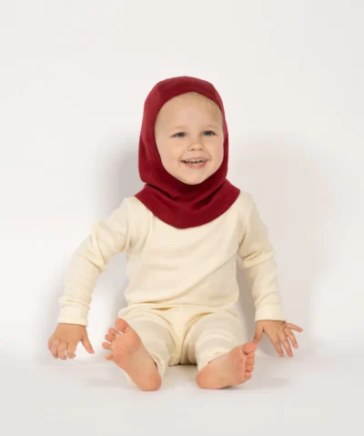 MENIQUE Kinder Sturmhaube 160 Merino | CHERRY