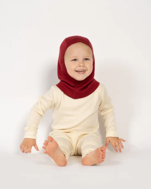 MENIQUE Kinder Sturmhaube 160 Merino | CHERRY