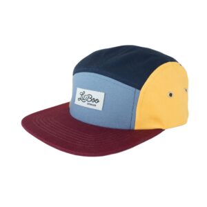 LIL' BOO 5 Panel CAP | Block Burgundy