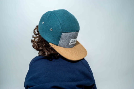 LIL' BOO 5 Panel Wool CAP | green – Bild 2