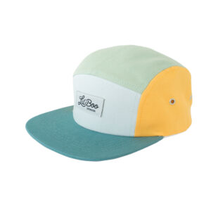 LIL' BOO 5 Panel CAP Block | YELLOW GREEN