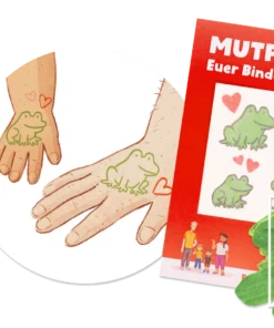 Familie Weißbescheid | Bin­dungs­tat­too Mut­frosch