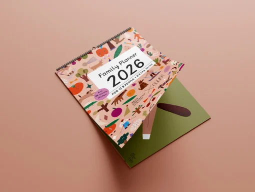 Nuukk Familienkalender 2026 (inkl. Poster + 88 Sticker) | Ponys u. Picknick – Bild 2