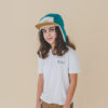 LIL' BOO 5 Panel Cord CAP mit Fleece und Ohrenklappen | green