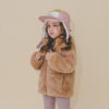 LIL' BOO 5 Panel Cord CAP mit Fleece und Ohrenklappen | pink
