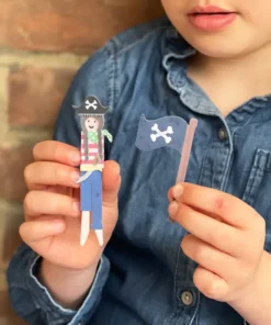 Alternative view of Cotton Twist Kreativ Bastelset (ab 3 J.) PEG Doll | Pirat*in