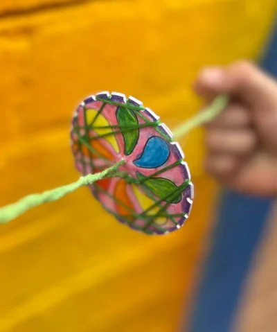 Cotton Twist Kreativ Bastelset | Spinning Toy