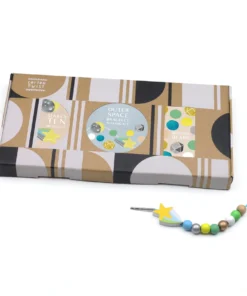 Cotton Twist Holzperlen Kreativ 10er Set Armband | Weltraum