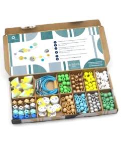 Cotton Twist Holzperlen Kreativ 10er Set Armband | Weltraum
