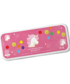 Cotton Twist Holzperlen Armband 5er Set Dose | Einhorn