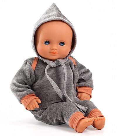 Djeco Pomea Puppen Kleiderset (30-36cm) | Pearl Gray