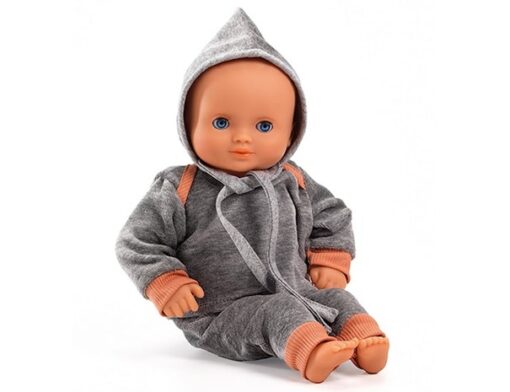 Djeco Pomea Puppen Kleiderset (30-36cm) | Pearl Gray