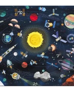 Djeco Puzzle (200 Teile / ab 6 J.) | Weltraum (inkl. Büchlein)