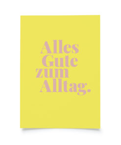 Tadah Postkarte | Alles Gute zum Alltag