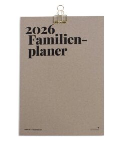 Alternative view of Tadah Familienplaner A4 | 2026