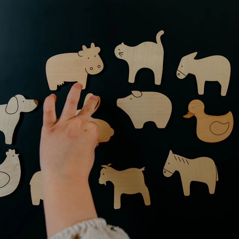 FERFLEX Holz Magnetspiel (11 STK) | Bauernhof – Bild 7