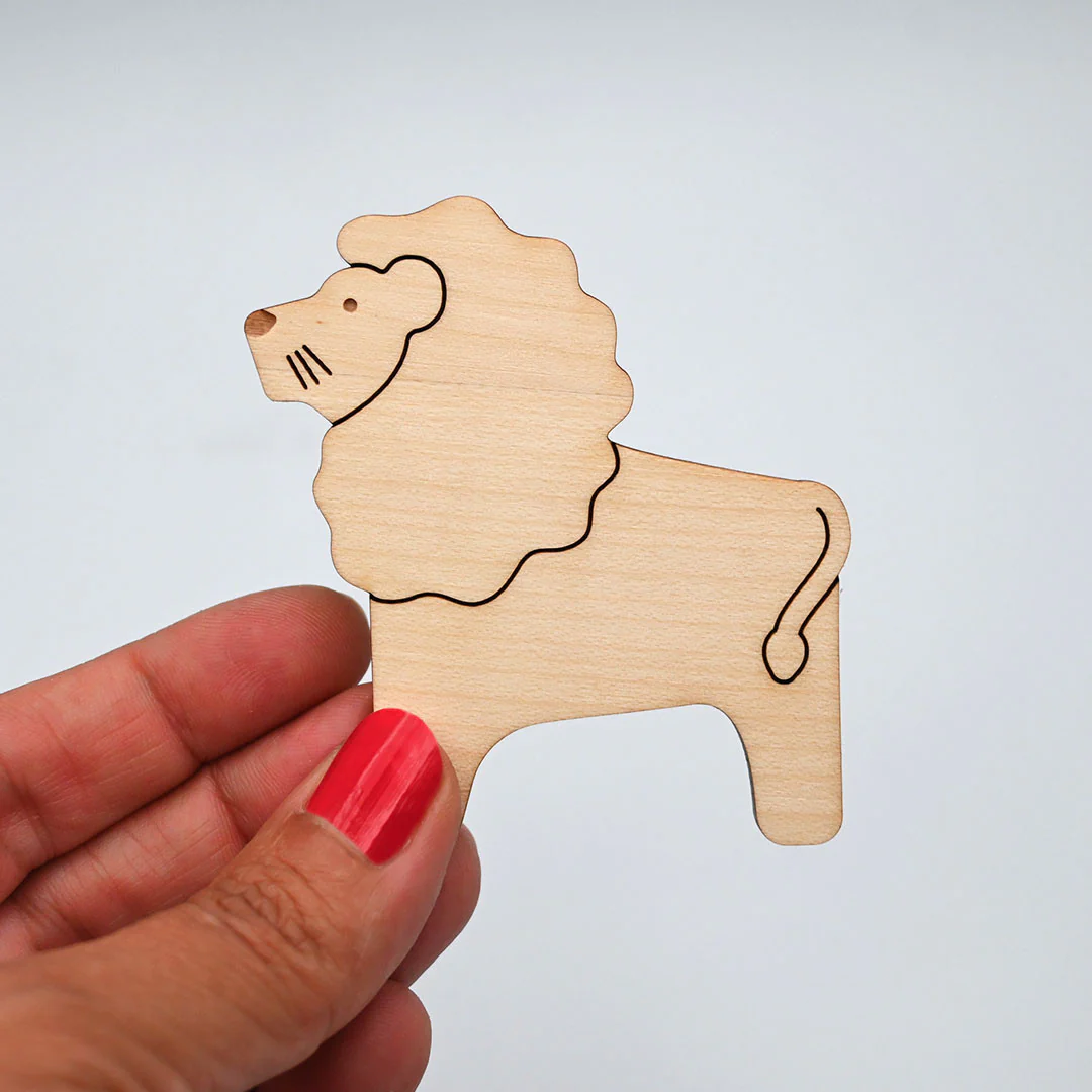 FERFLEX Holz Magnetspiel (11 STK) | Savanne – Bild 2