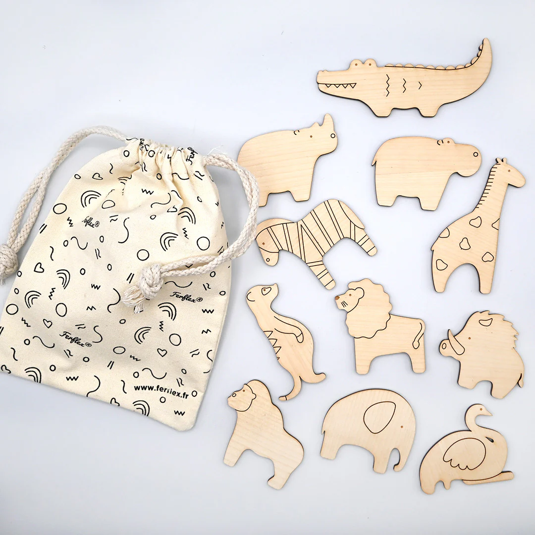 FERFLEX Holz Magnetspiel (11 STK) | Savanne – Bild 13