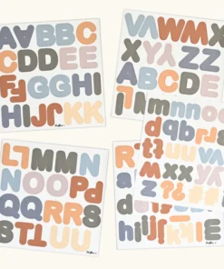 FERFLEX Magnetbuchstaben (100 STK) | karamellblau