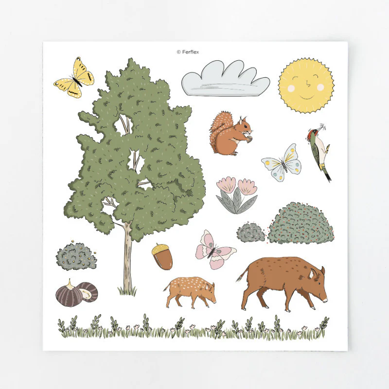 FERFLEX Magnetspiel (57 STK) | Waldtiere – Bild 7