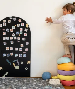 FERFLEX Magnettafel Bogen (selbstklebend) | schwarz