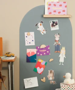 FERFLEX Magnettafel BOGEN (selbstklebend) | smaragdgrün