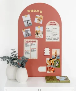 FERFLEX Magnettafel BOGEN (selbstklebend) | terrakotta