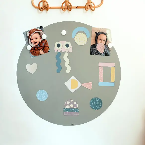 FERFLEX Magnettafel rund (selbstklebend) | smaragdgrün – Bild 7