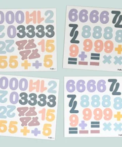 FERFLEX Magnetzahlen (100 STK) | pastell