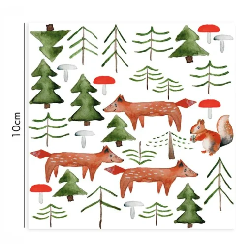 Porzellansticker Waldtiere – Bild 5
