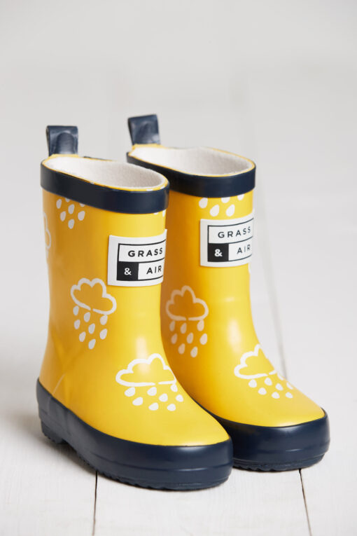 Farbwechsel Gummistiefel Yellow von Grass & Air