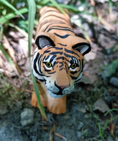Wudimals® Tierspielzeug aus Holz | Tiger