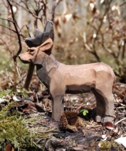 Wudimals® Tierspielzeug aus Holz | Hirsch