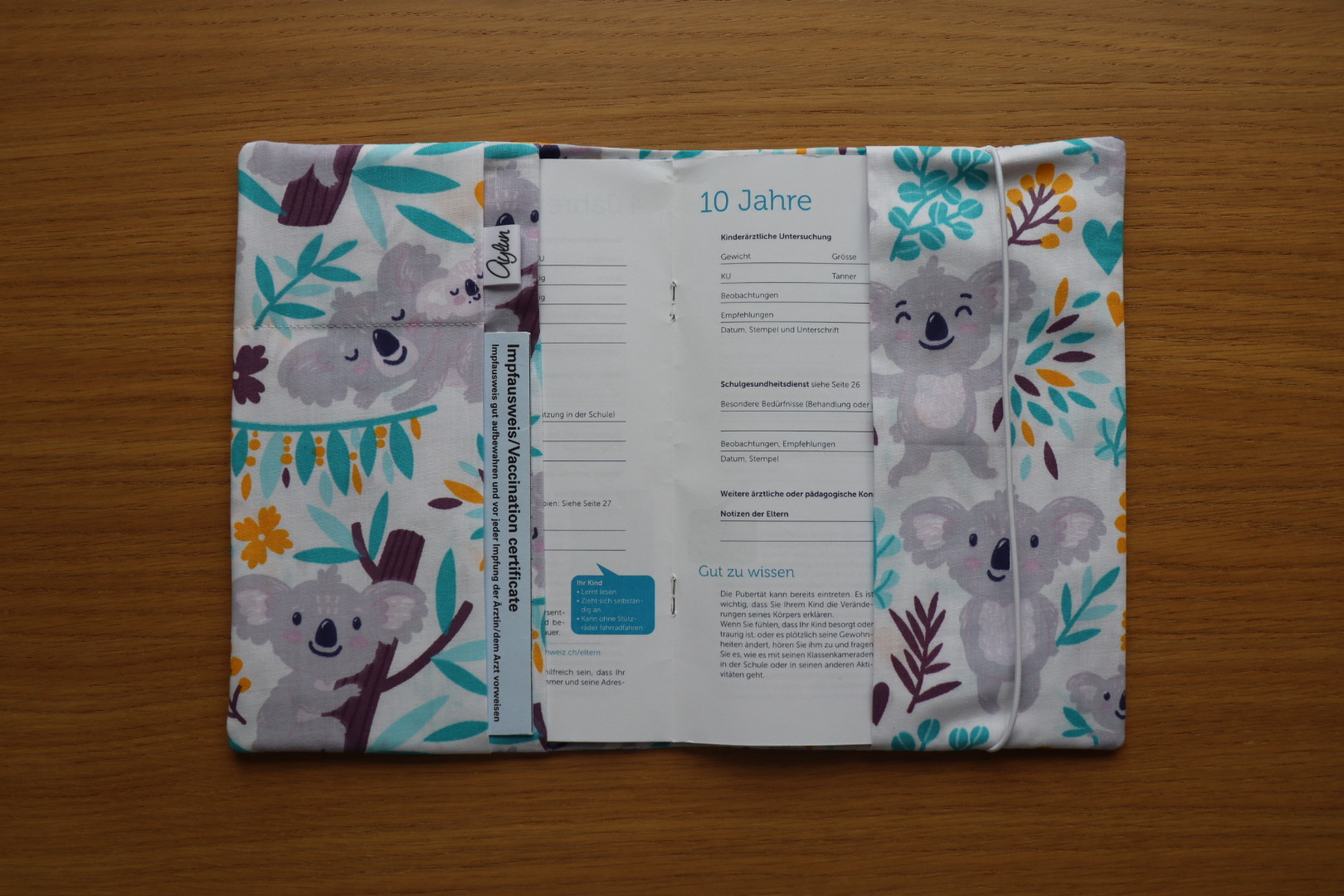 AYLUN Hülle Gesundheitsheft | Kuala hellblau – Bild 3