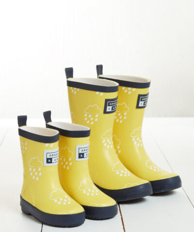 Grass & Air Farbwechsel Gummistiefel junior | YELLOW