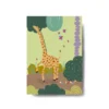 Karinlenaschmid A6 Postkarte | Giraffe auf Zehenspitzen