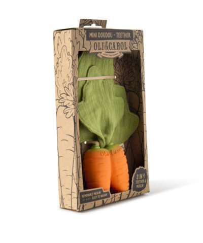 CATHY THE CARROT MINI DOUDOU-BEISSRING von Oli & Carol