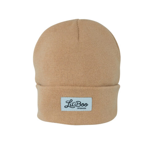 LIL' BOO Classic Beanie (100% Baumwolle) | dark sand