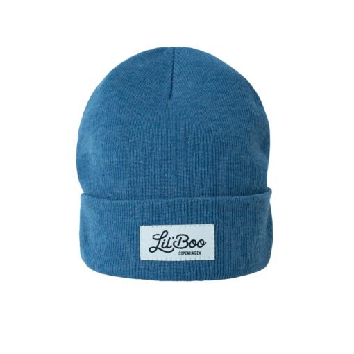 LIL' BOO Classic Beanie (100% Baumwolle) | med blue