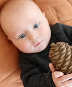 Lille Vilde Baby Sensorik Rassel | Tannenzapfen