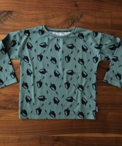 Locker sitzendes Langarmshirt aus Jersey