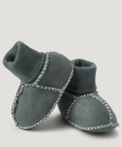 BabyMocs Vegane (Ananasleder) Cosy Mocs | Grün