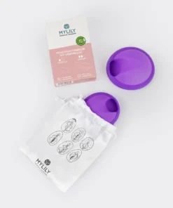 MYLILY Menstruationsdisk / Menstruationsscheibe mit Mulde - 2er Set