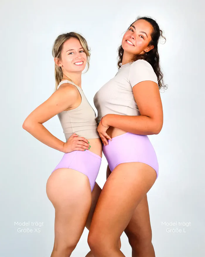 MYLILY Periodenunterwäsche High Waist | Flieder